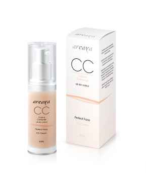 CC-Cream für eine nahtlose Korrektur von Hautunebenheiten von arcaya